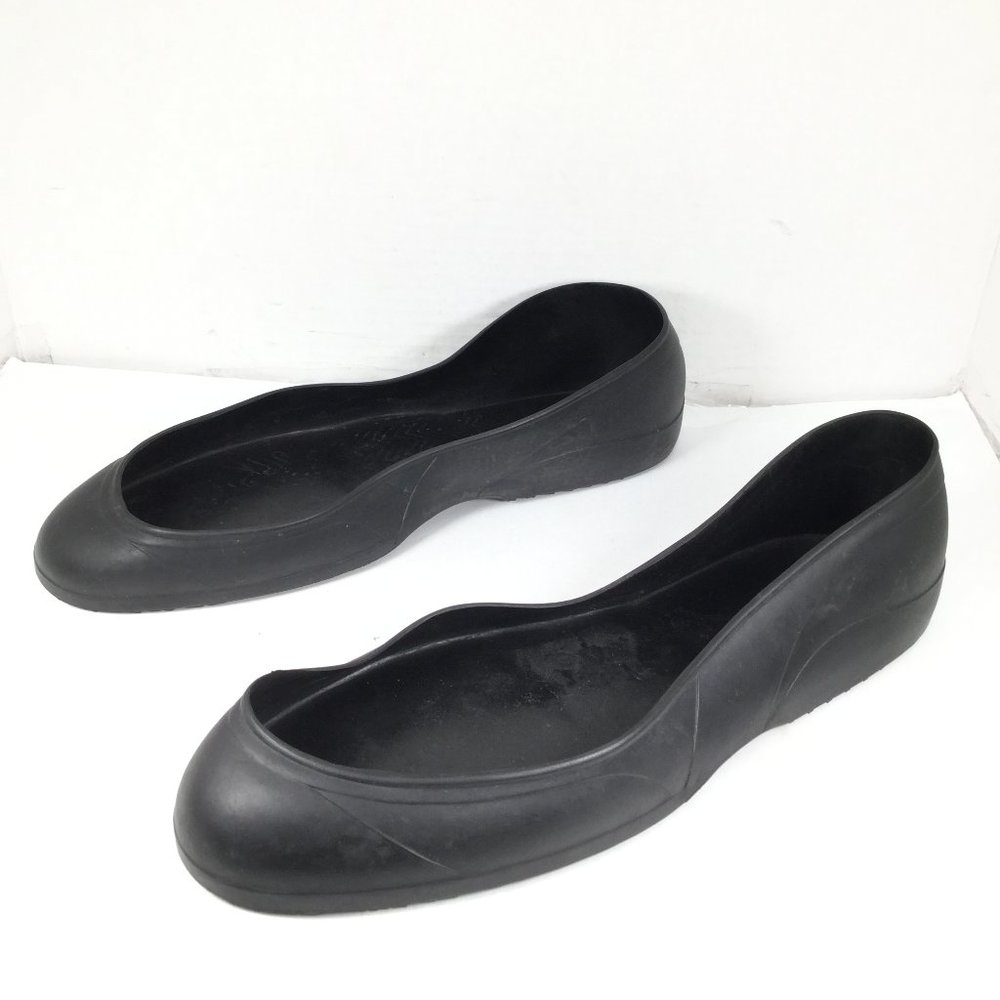 CrewGuard Men's Slip-Resistant Overshoes Black Size Large 10.5 - 12.5